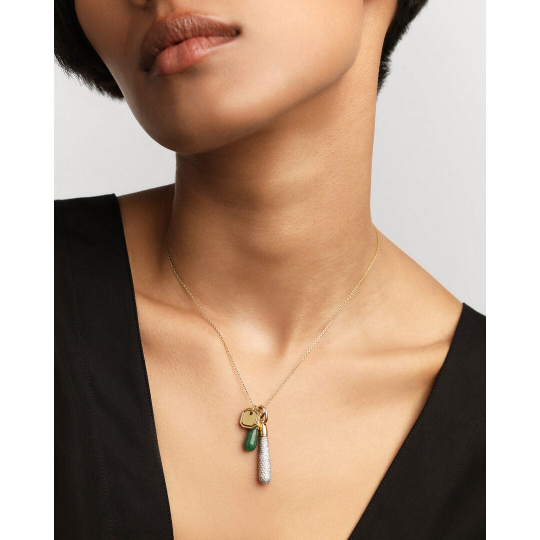 PDPAOLA Pavé Large Drop Pendant