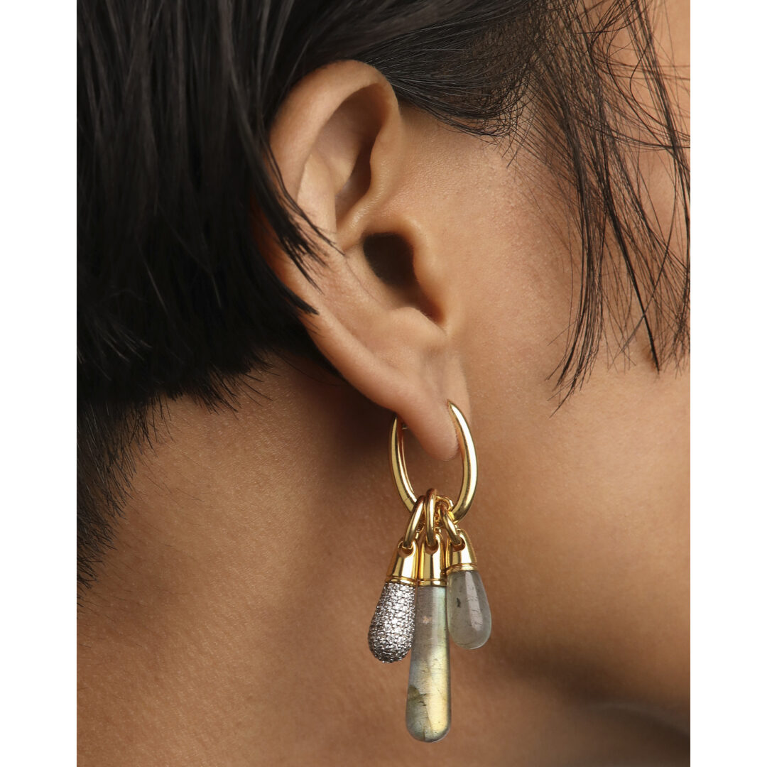 PDPAOLA Pavé Drop Pendant