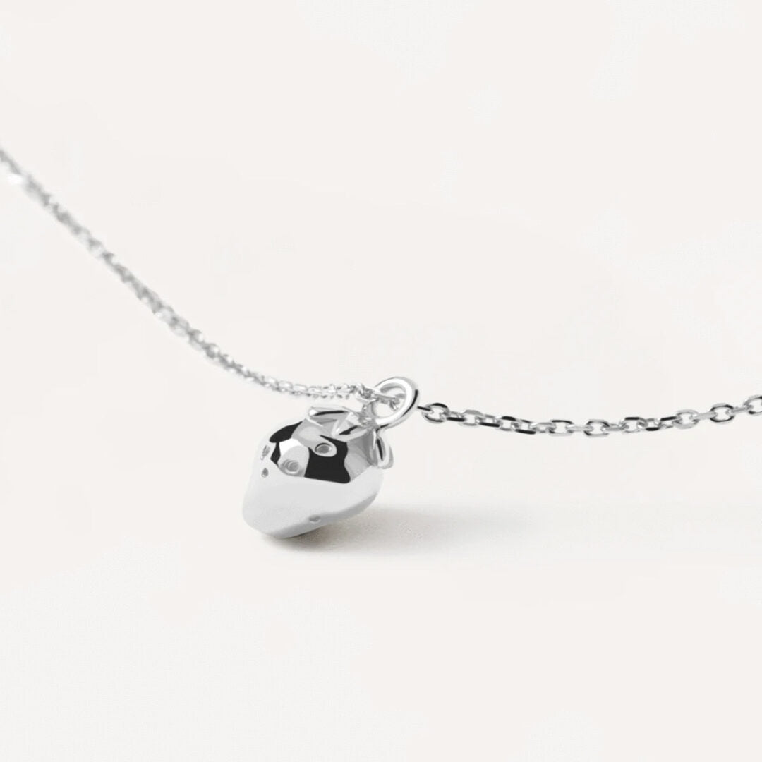 PD Paola La Fraise Silver Necklace
