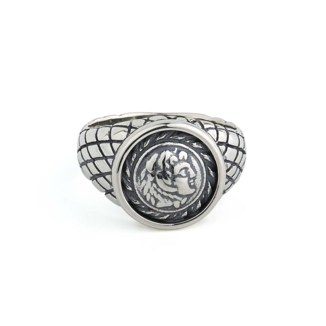 Alexander the Great Ring in Sterling Silver