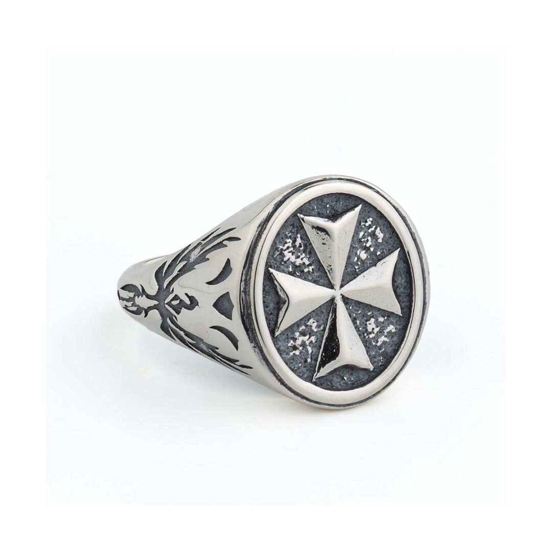 Cross Ring in 925° Sterling Silver