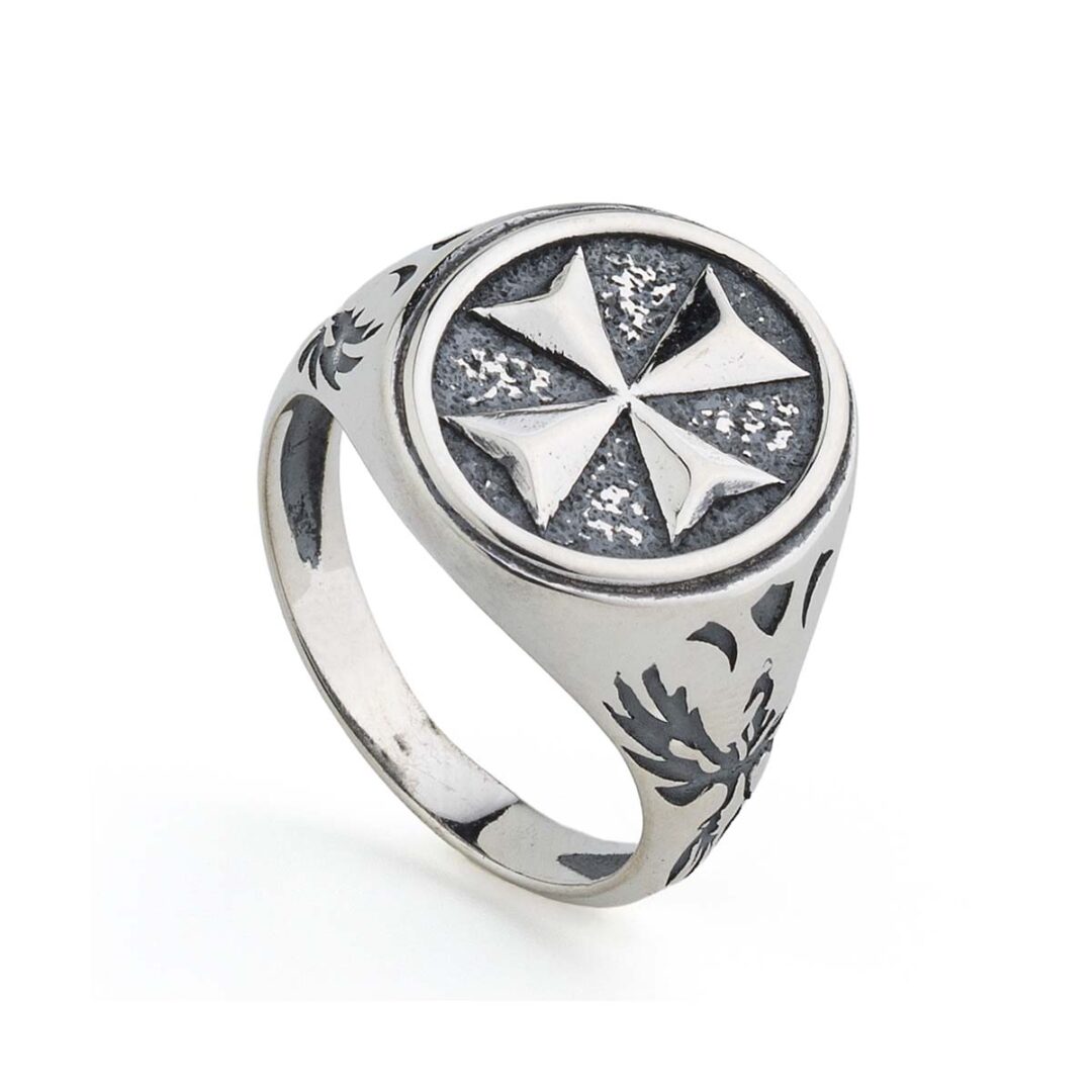 Cross Ring in 925° Sterling Silver