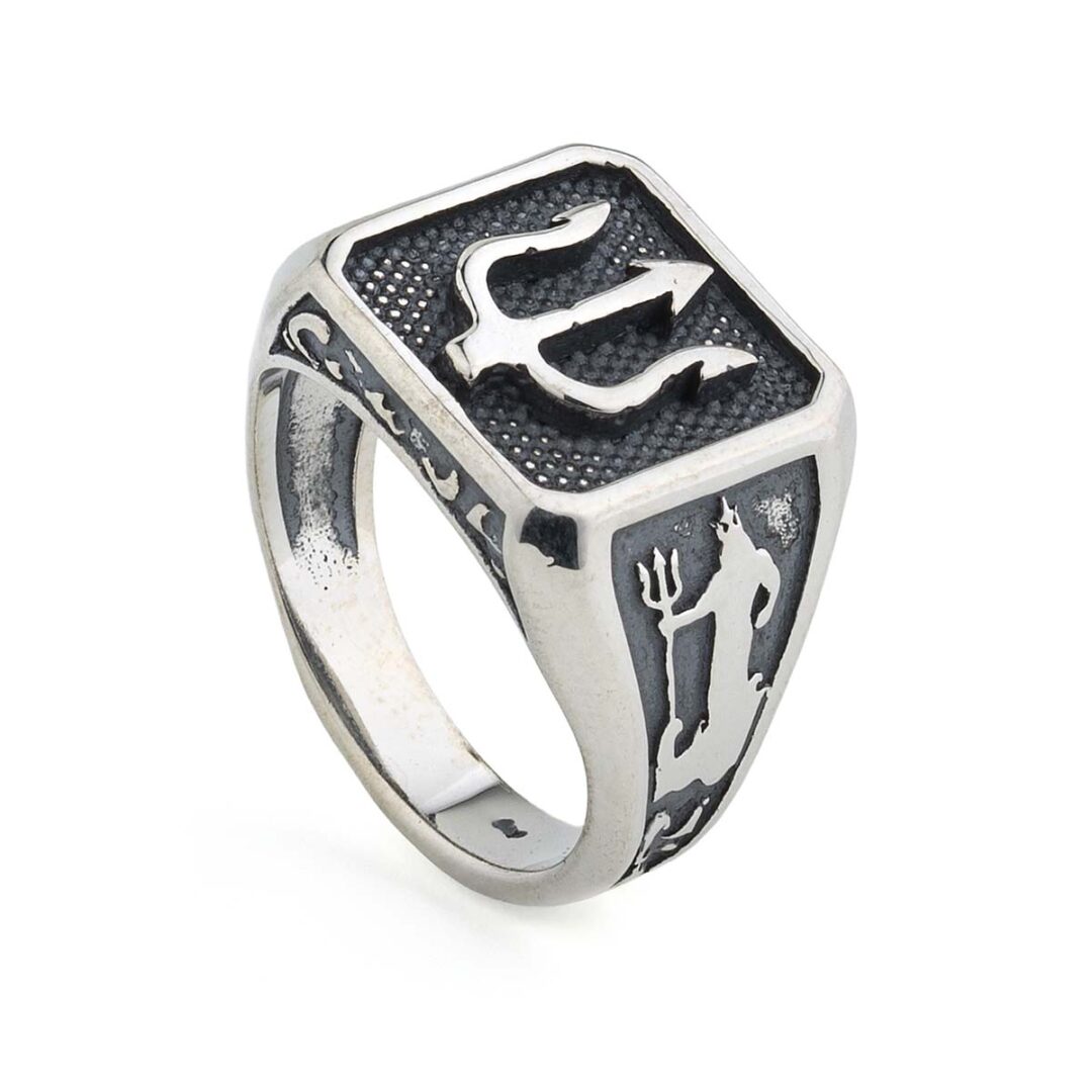Trident Ring -  925° Sterling Silver