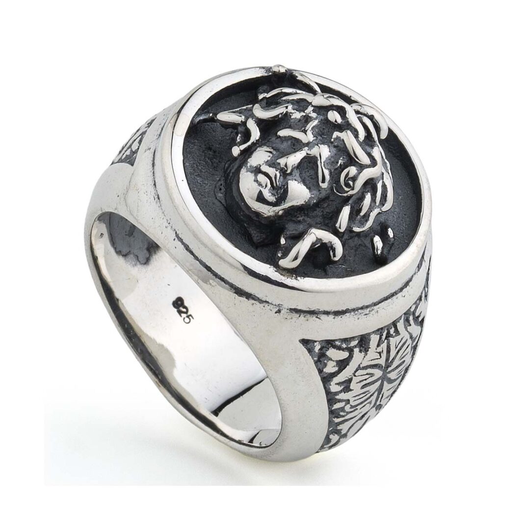 Medusa Sterling Silver Ring