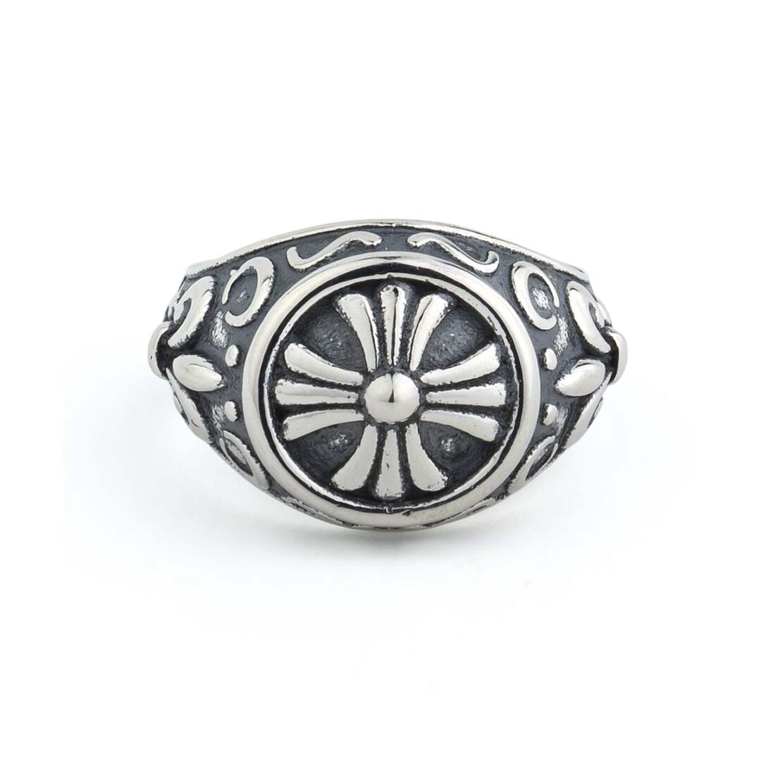 Cross Silver Ring