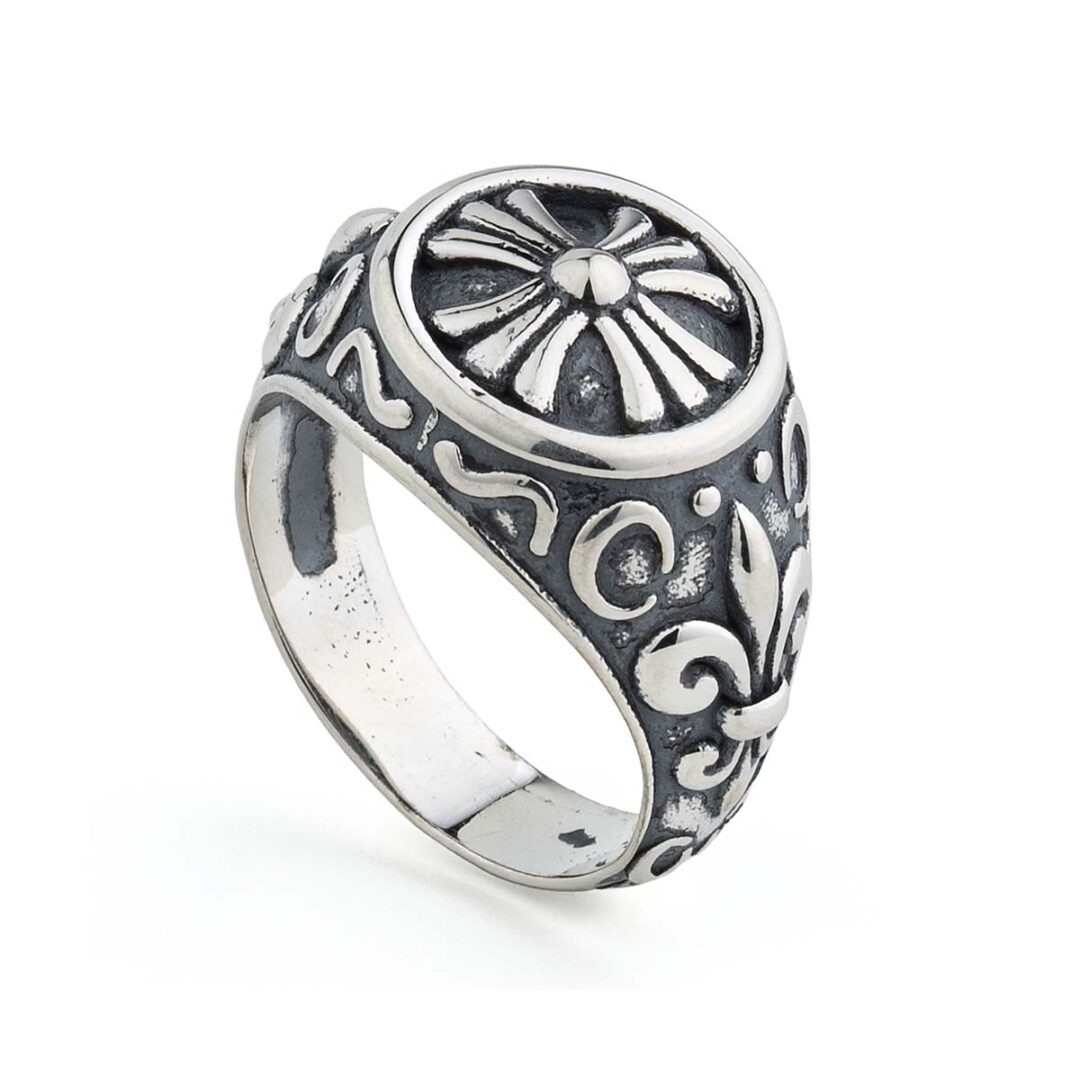Cross Silver Ring