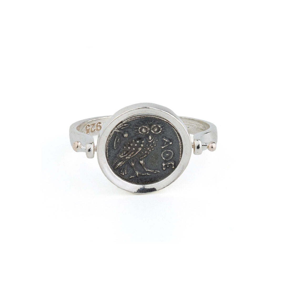 Owl Wisdom Ring in 925 Sterling Silver