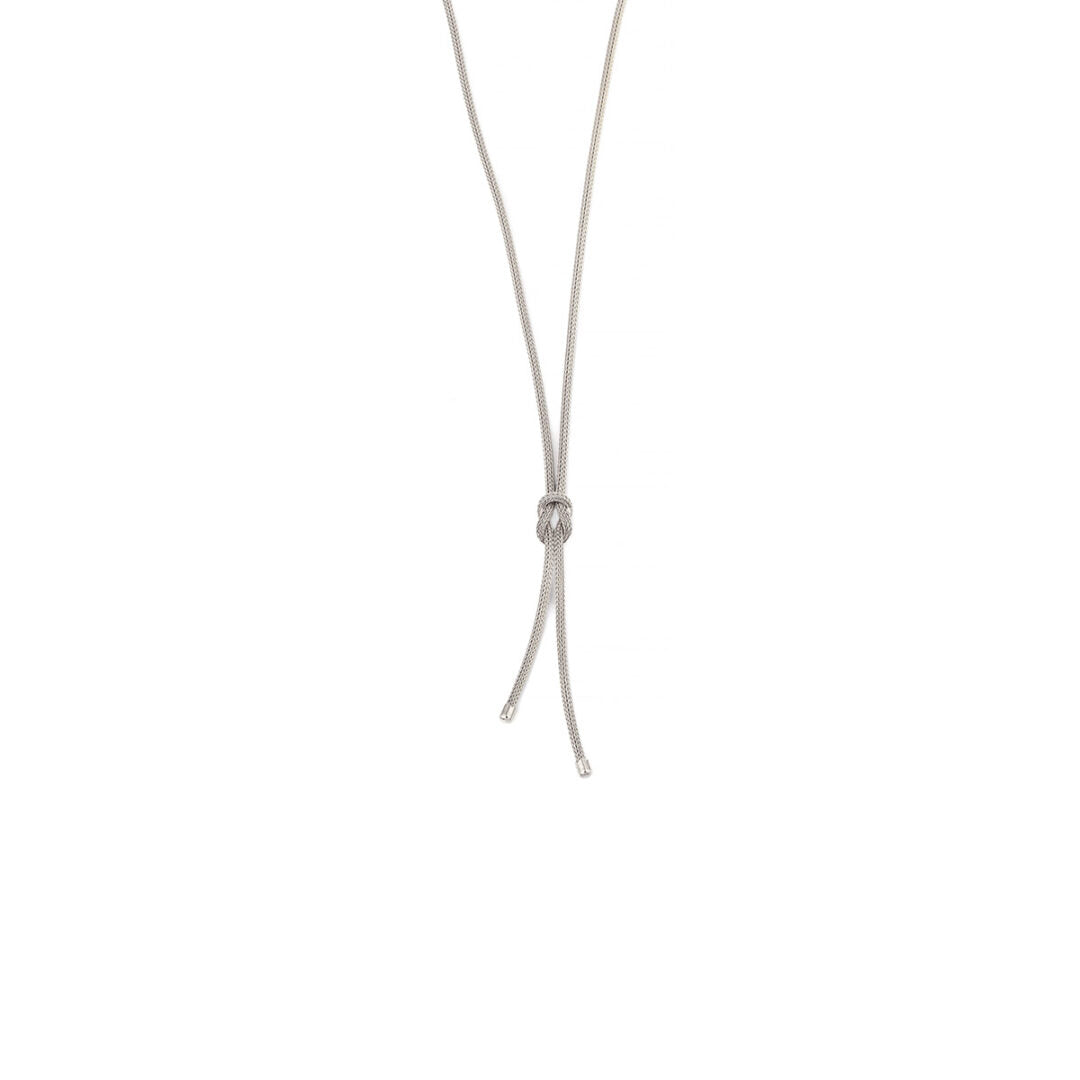 Knot Necklace in Sterling Silver