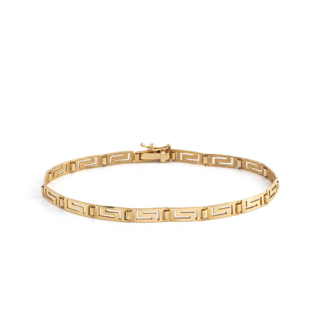 Meander Bracelet - 14K Yellow Gold