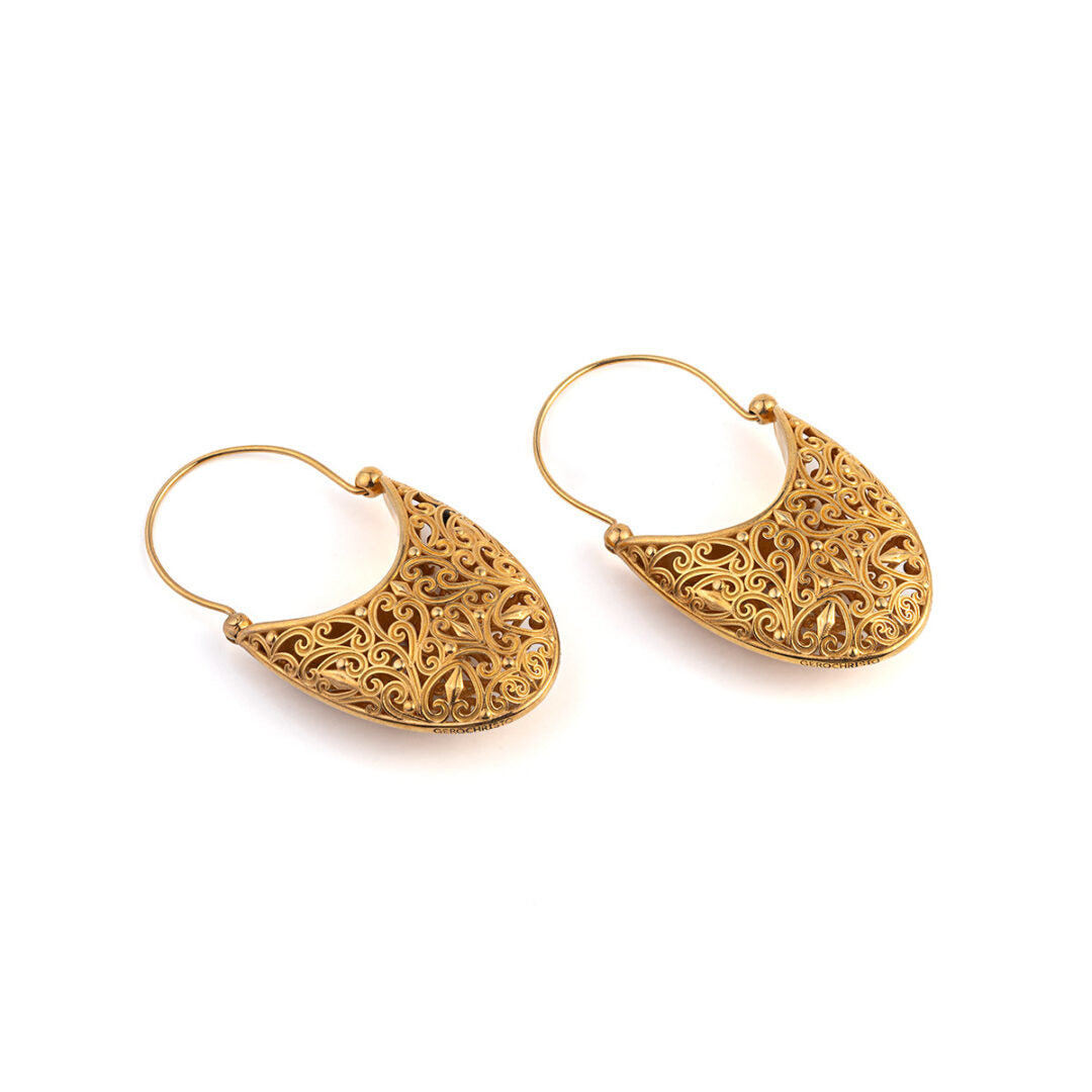 Kallisto Earrings in Gold Plated silver