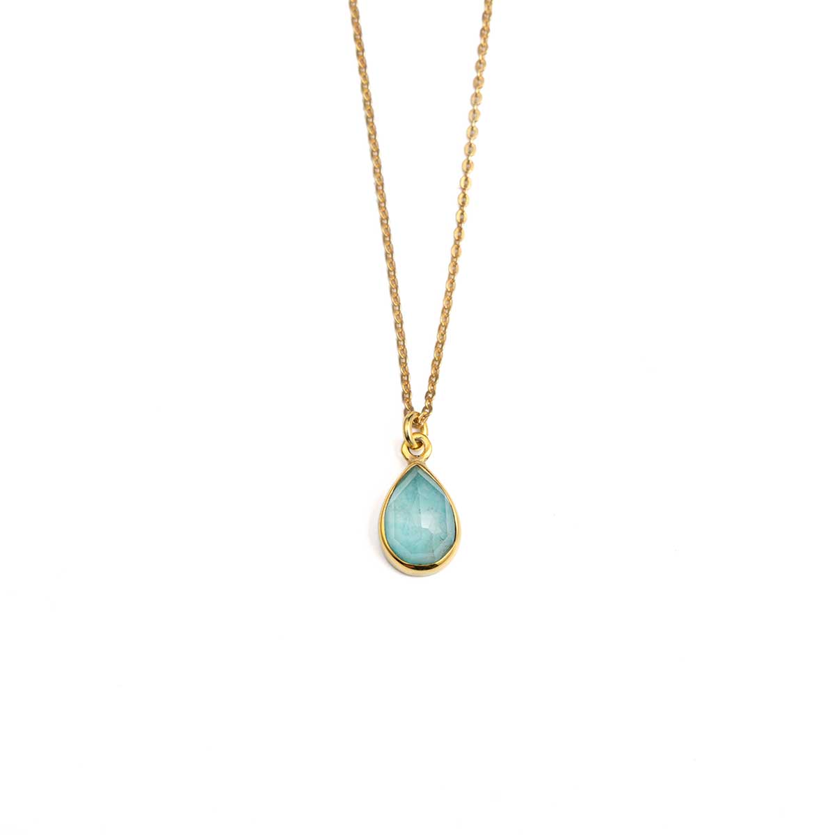 Tear Drop Amazonite Necklace