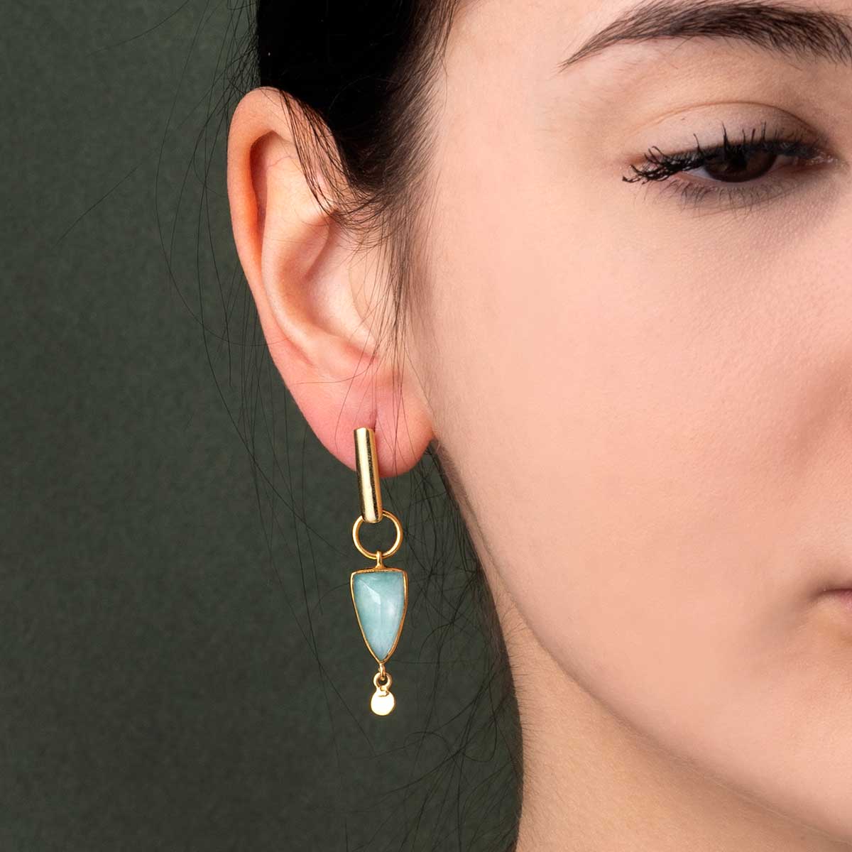 Amazonite Drop Earrings