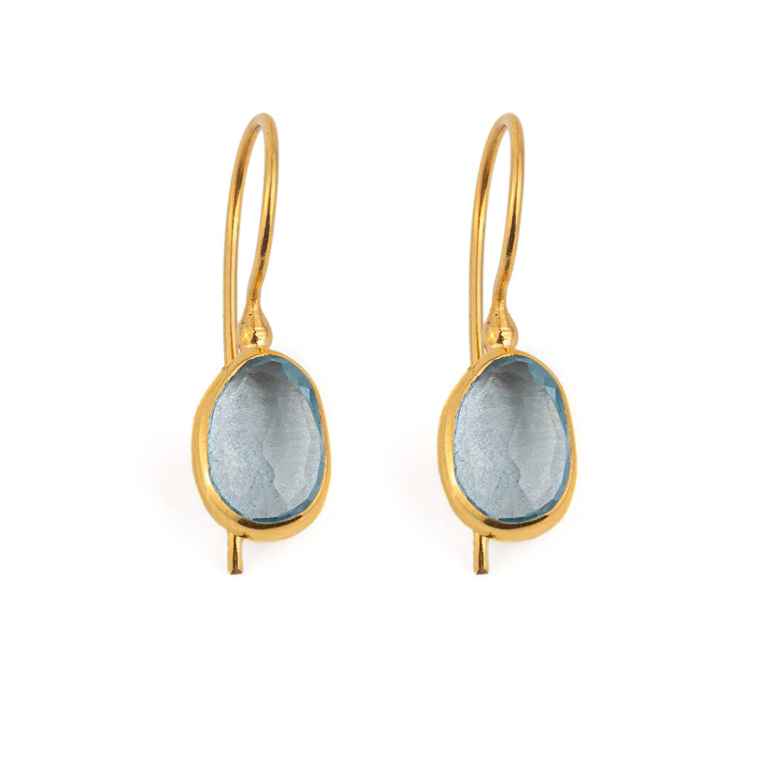 Blue Topaz Earrings