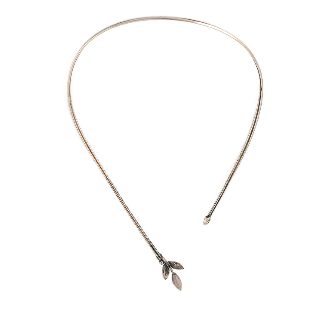 Leaf Necklace - 925 Sterling Silver