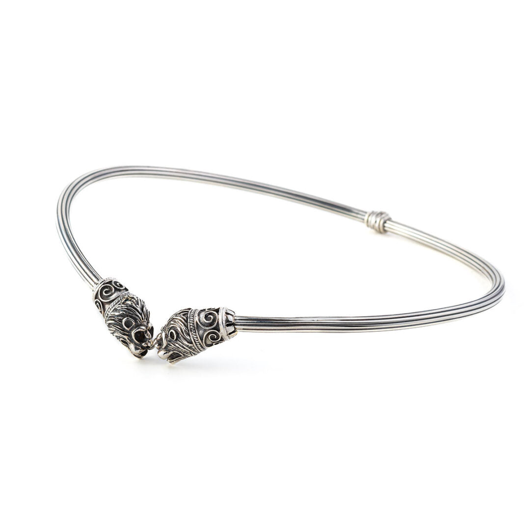 Lion Head Necklace – 925 Sterling Silver