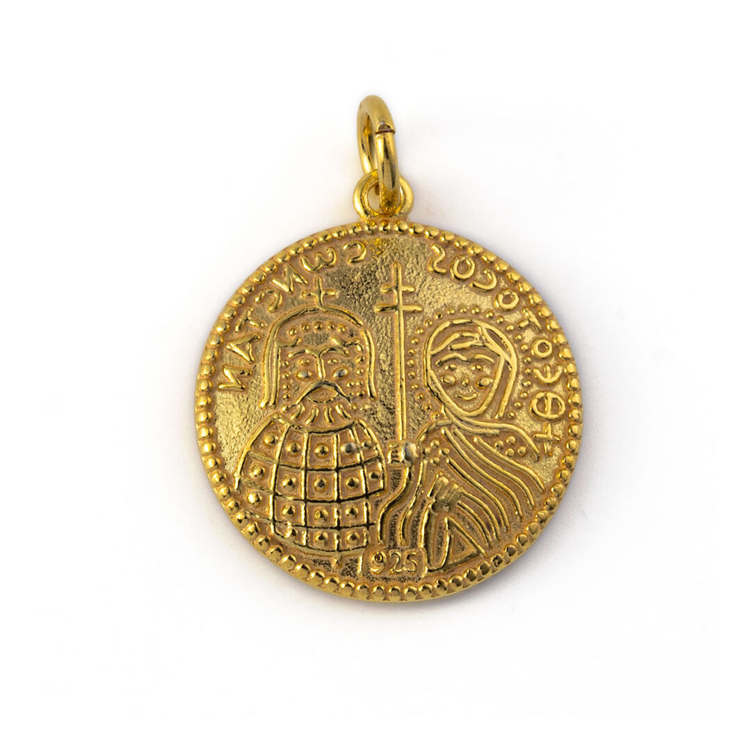 Constantinato Pendant - 925 Sterling Silver and Gold Plated