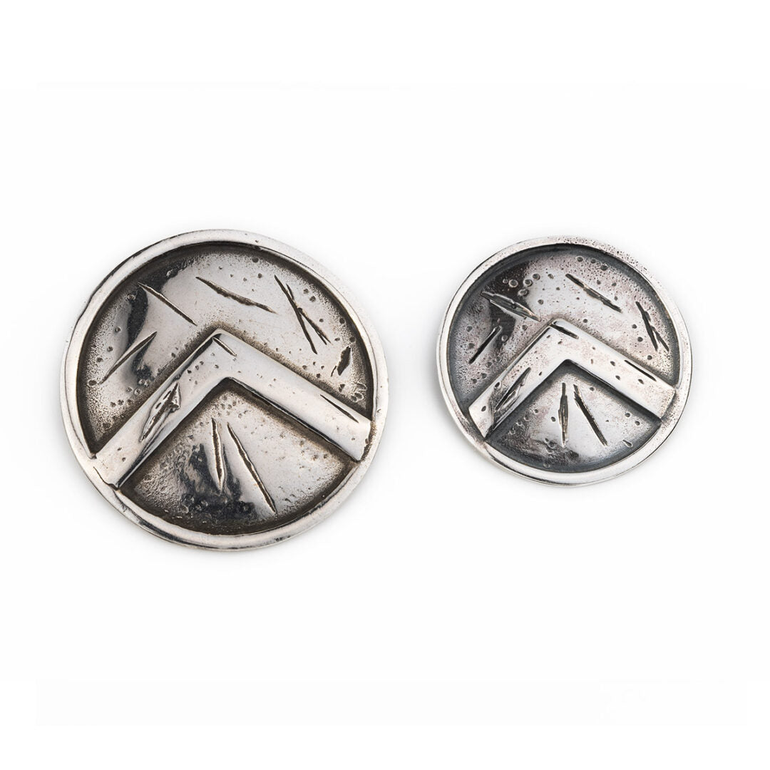 Spartan Shield Pendant - 925 Sterling Silver