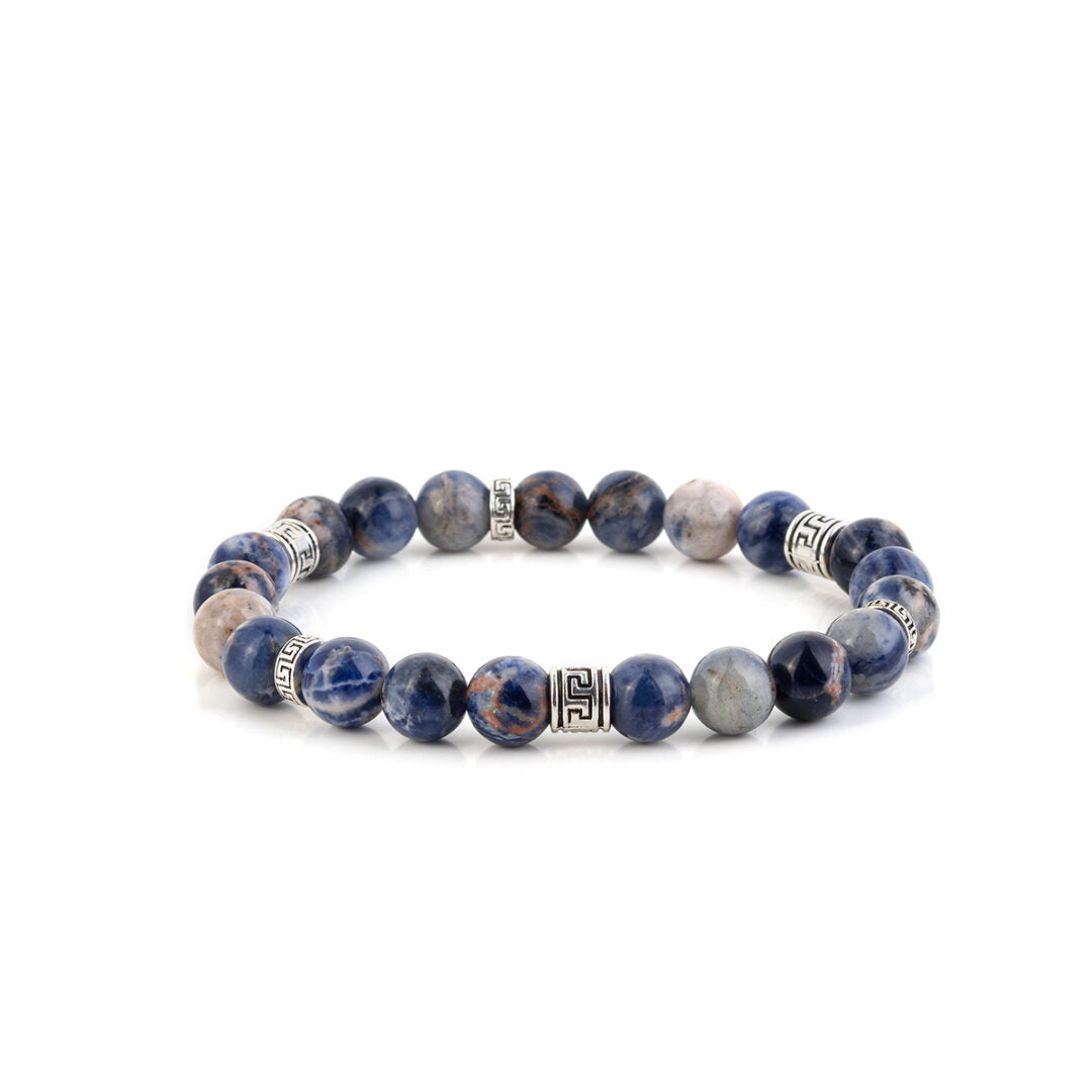 Stainless Steel Greek Key Bracelet