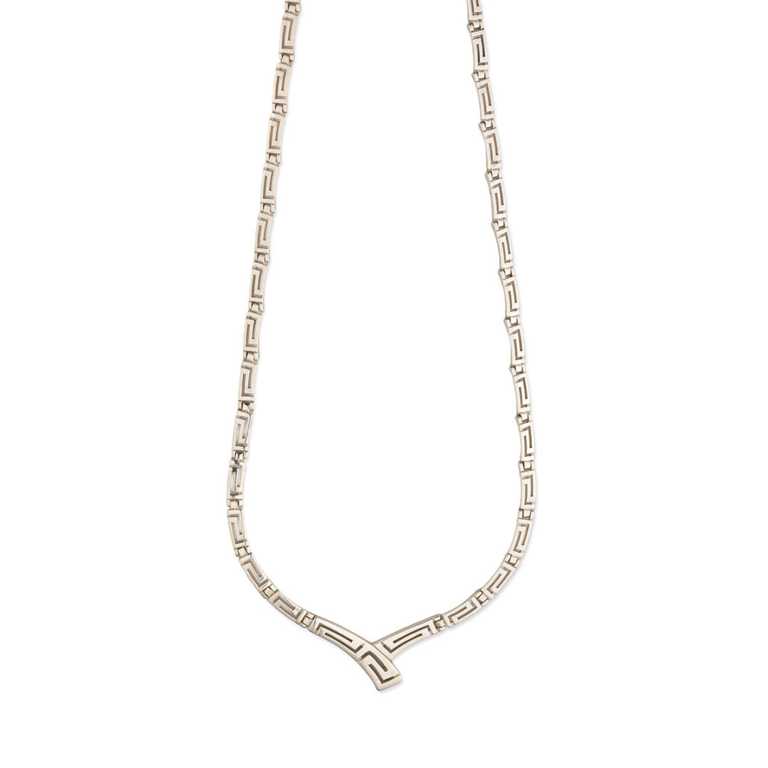 Meandros V Necklace in 925 Sterling Silver