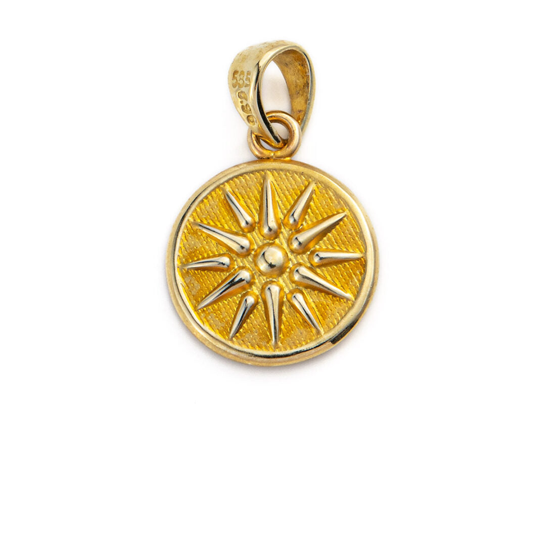 Alexander the Great Coin Pendant - 14K Gold