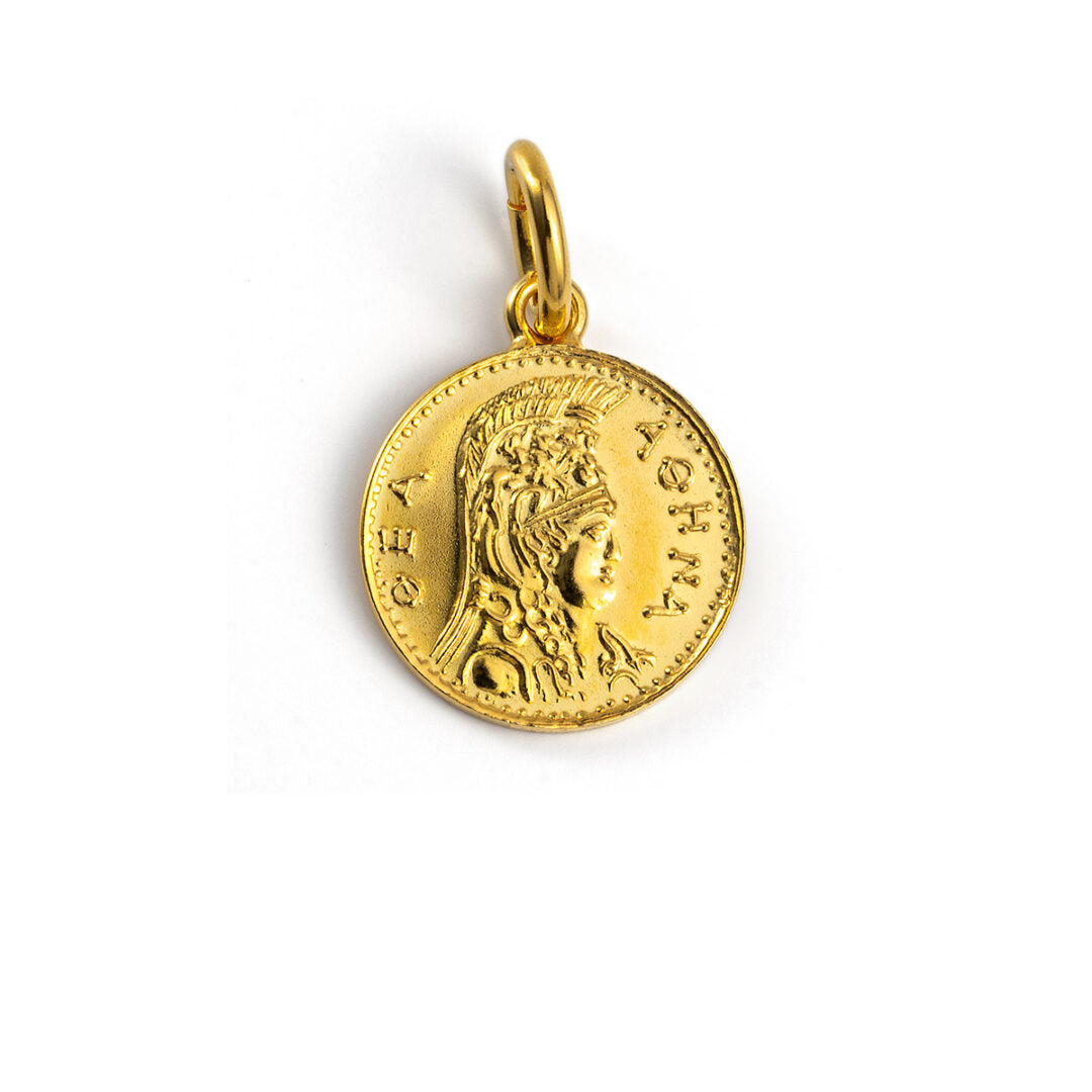 Goddess Athena and Wise Owl Pendant