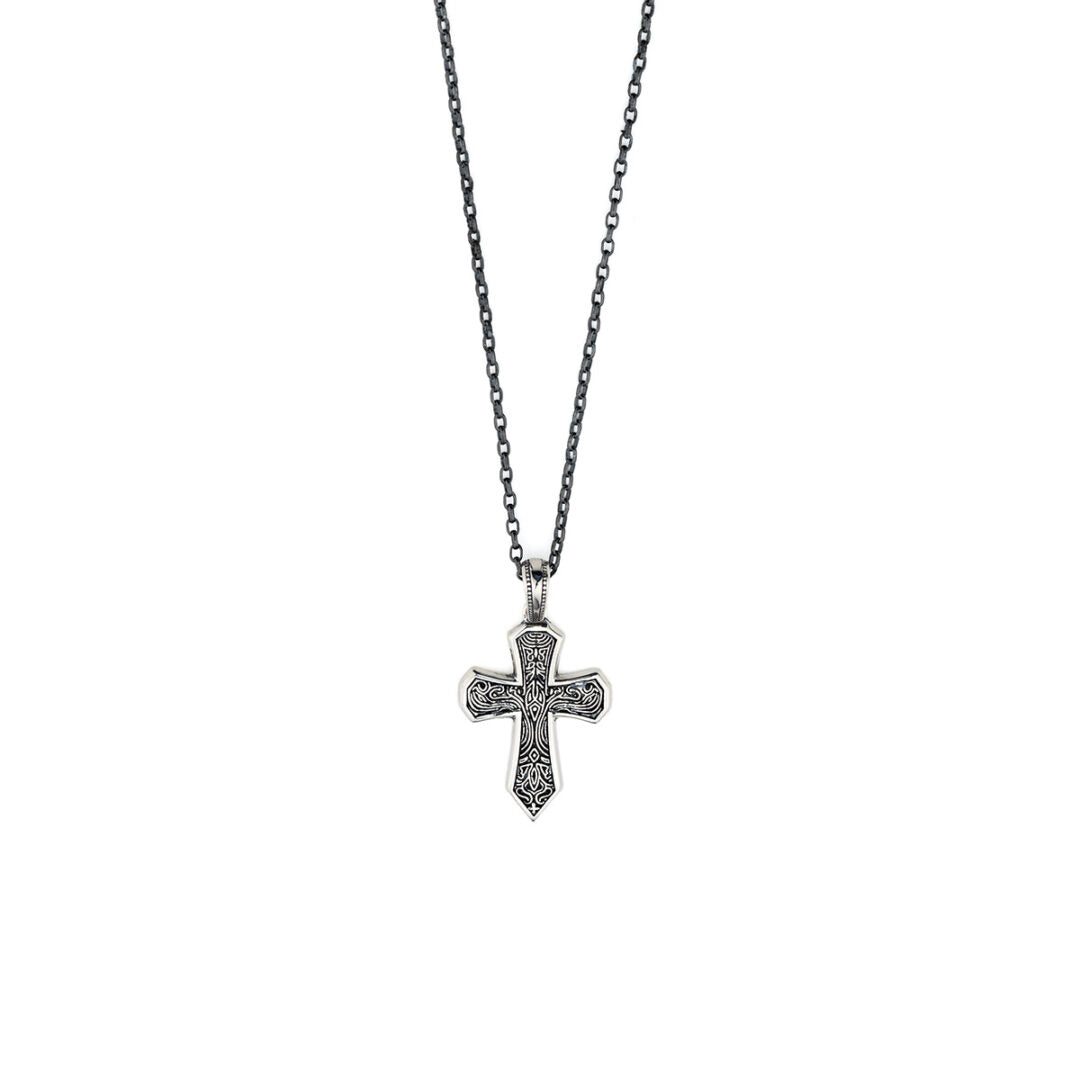 Men’s Silver Cross Necklace