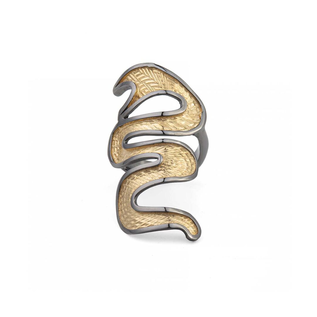Long Snake Ring - 925 Sterling Silver
