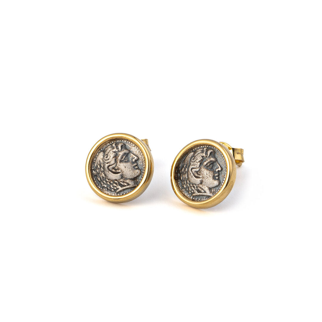 Hercules Coin Earrings