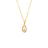 Evil Eye Good Luck Necklace in Stainless Steel — Gold