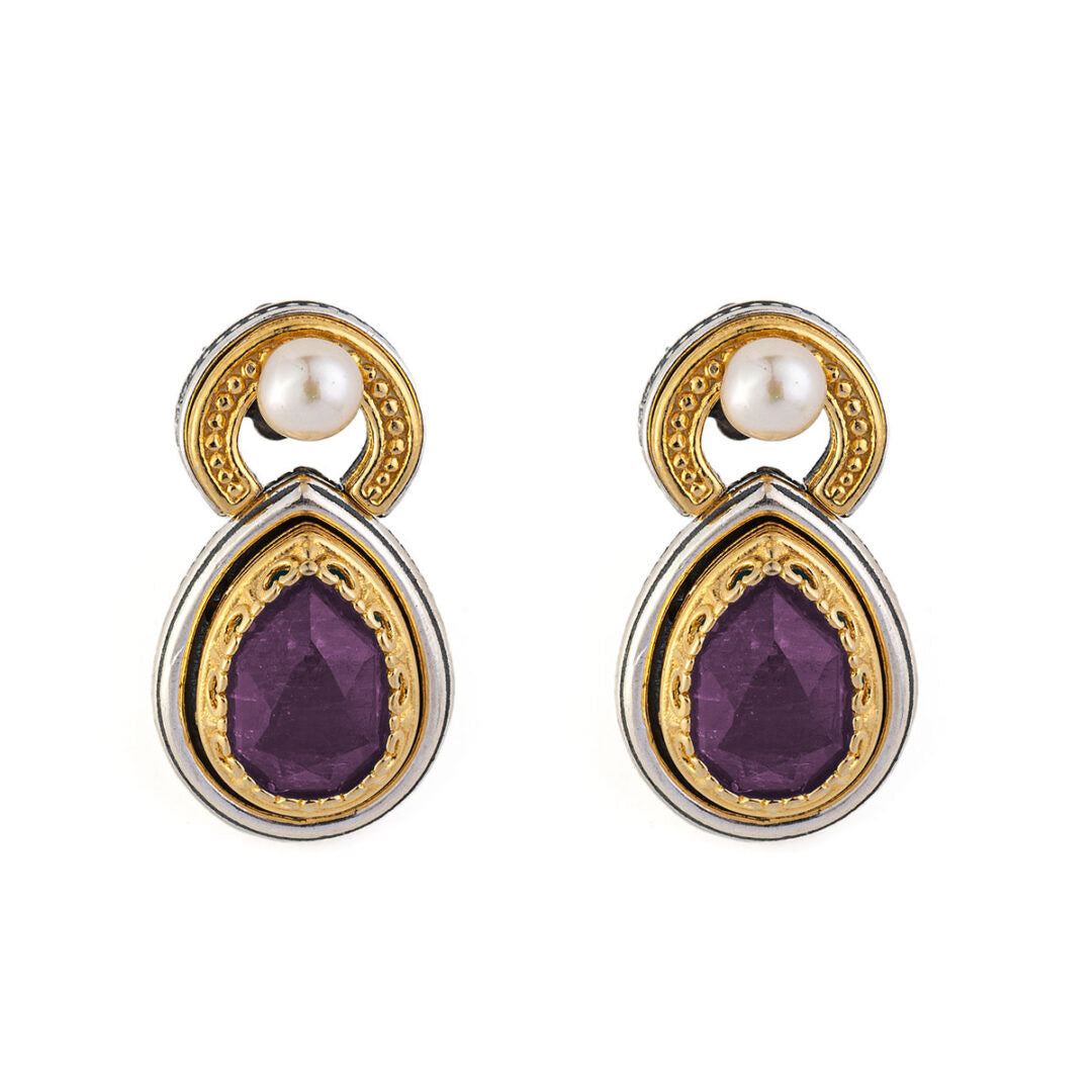 amethyst earrings