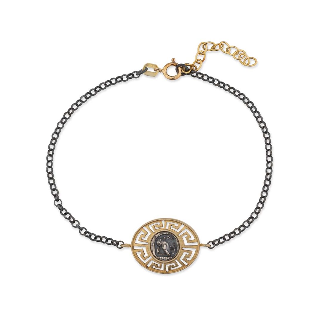 Own Chain Bracelet with Meander - 925 Sterling Silver
