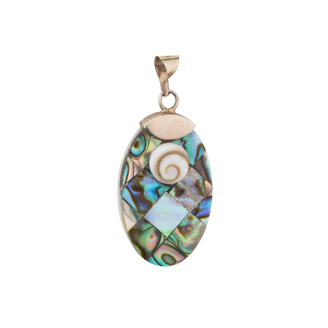 Geometric Shapes Fildisi Pendant – Sterling Silver 925