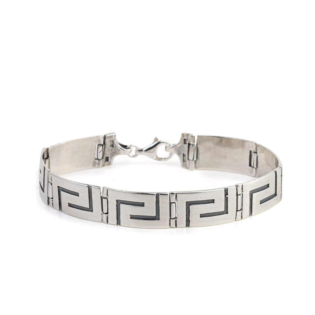Greca Link Bracelet - Sterling Silver