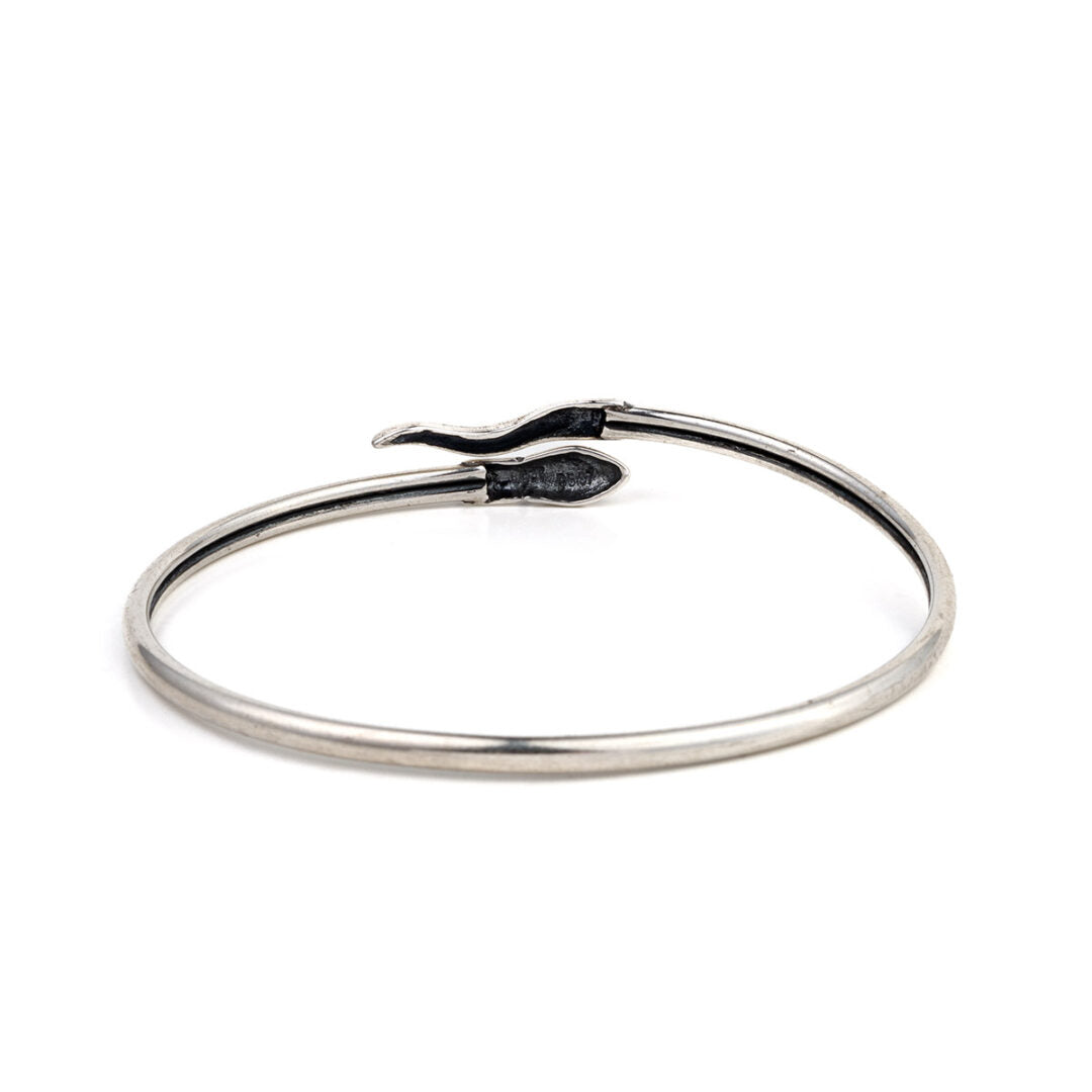 Snake Wavy Tail Bracelet - 925 Sterling Silver