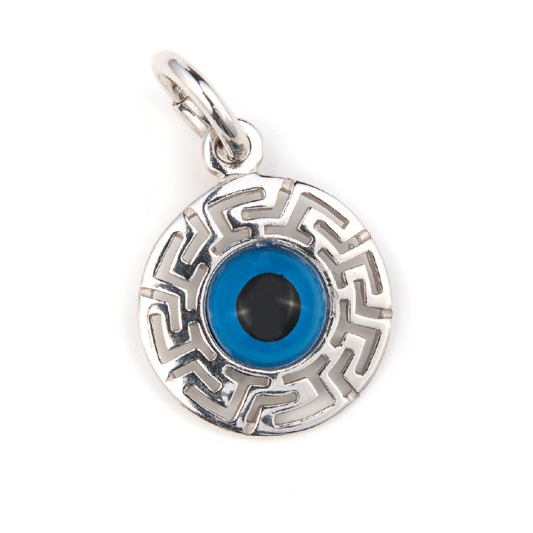 Sterling Silver Evil Eye Pendant