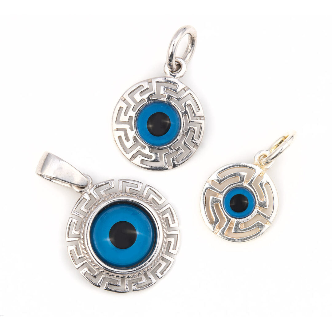 Sterling Silver Evil Eye Pendant