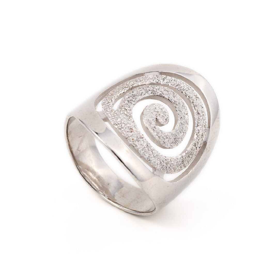 Spiral Sterling Silver Ring
