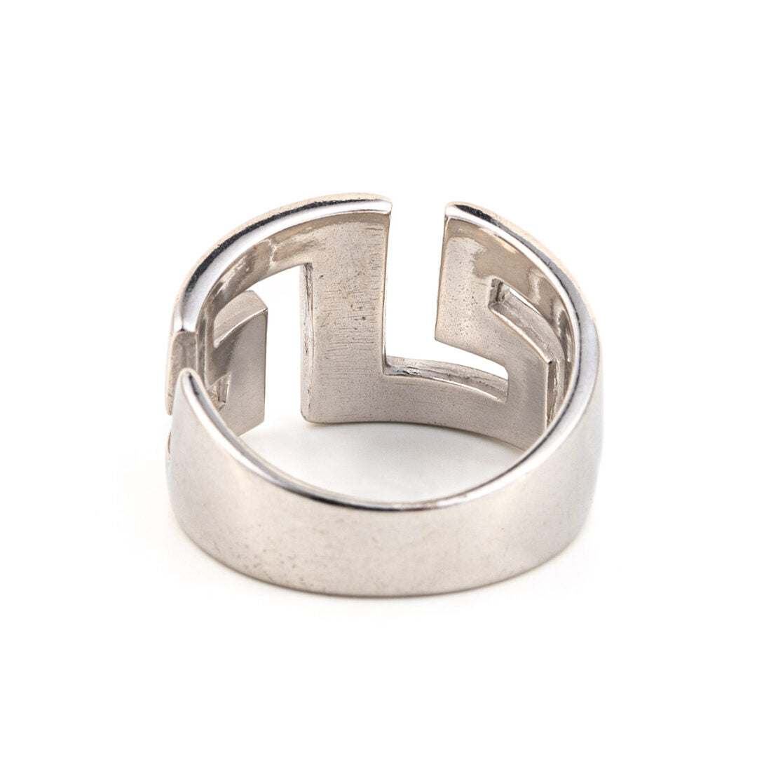 Greek key - Sterling Silver Ring