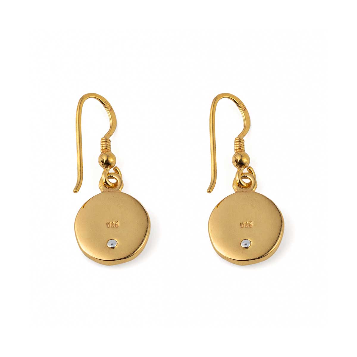 Alexander Earrings in 925 Silver and Gold Plated