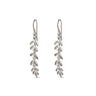 Olive Dangling Earrings - Sterling Silver 925 Gold Plated — Silver