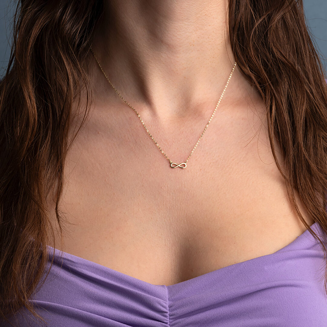 Infinity Necklace - 14k Gold