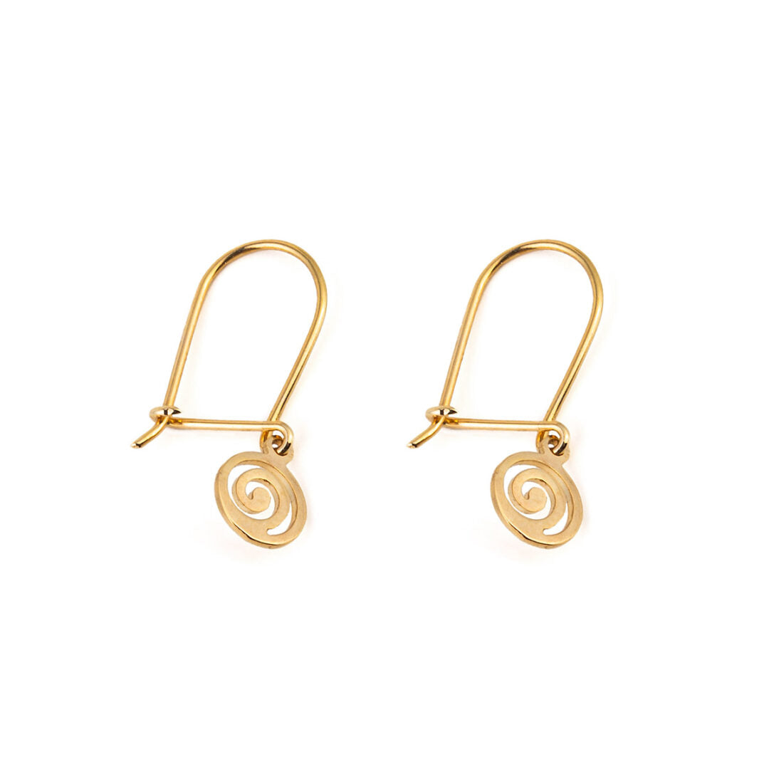 Spiral Dangle Earrings