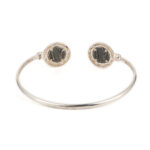 Athena Coin Hinge Bracelet – 925 Sterling Silver