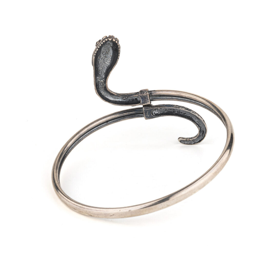 Snake Cuff Bracelet in 925 Sterling Silver