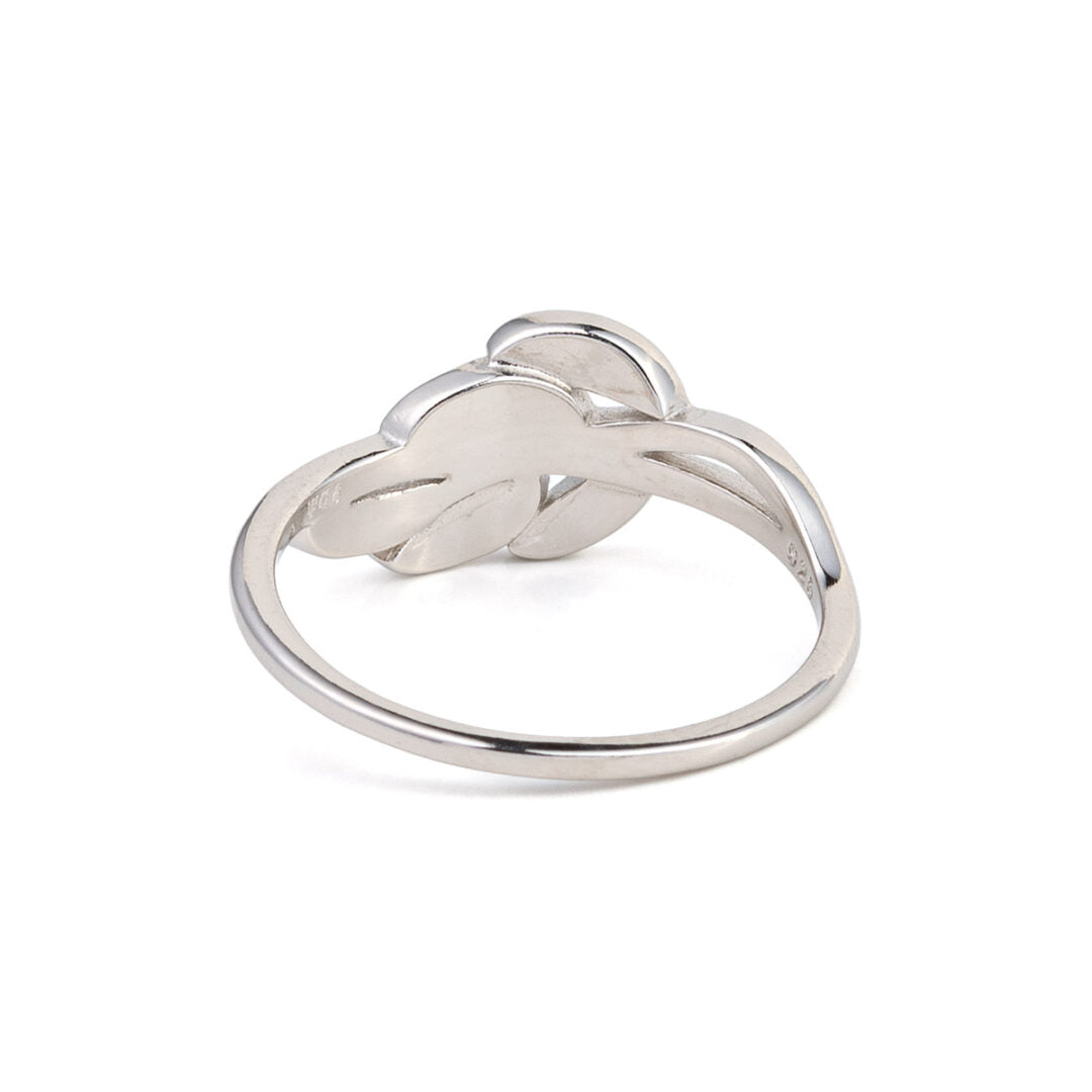 Leaf Opal Ring – Sterling Silver 925