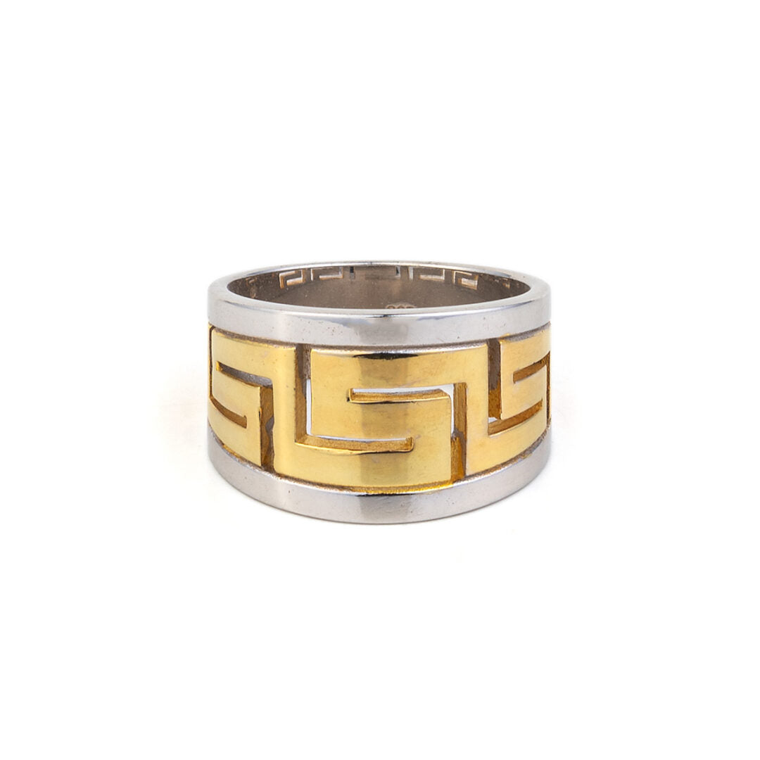 Greek Key Band Ring