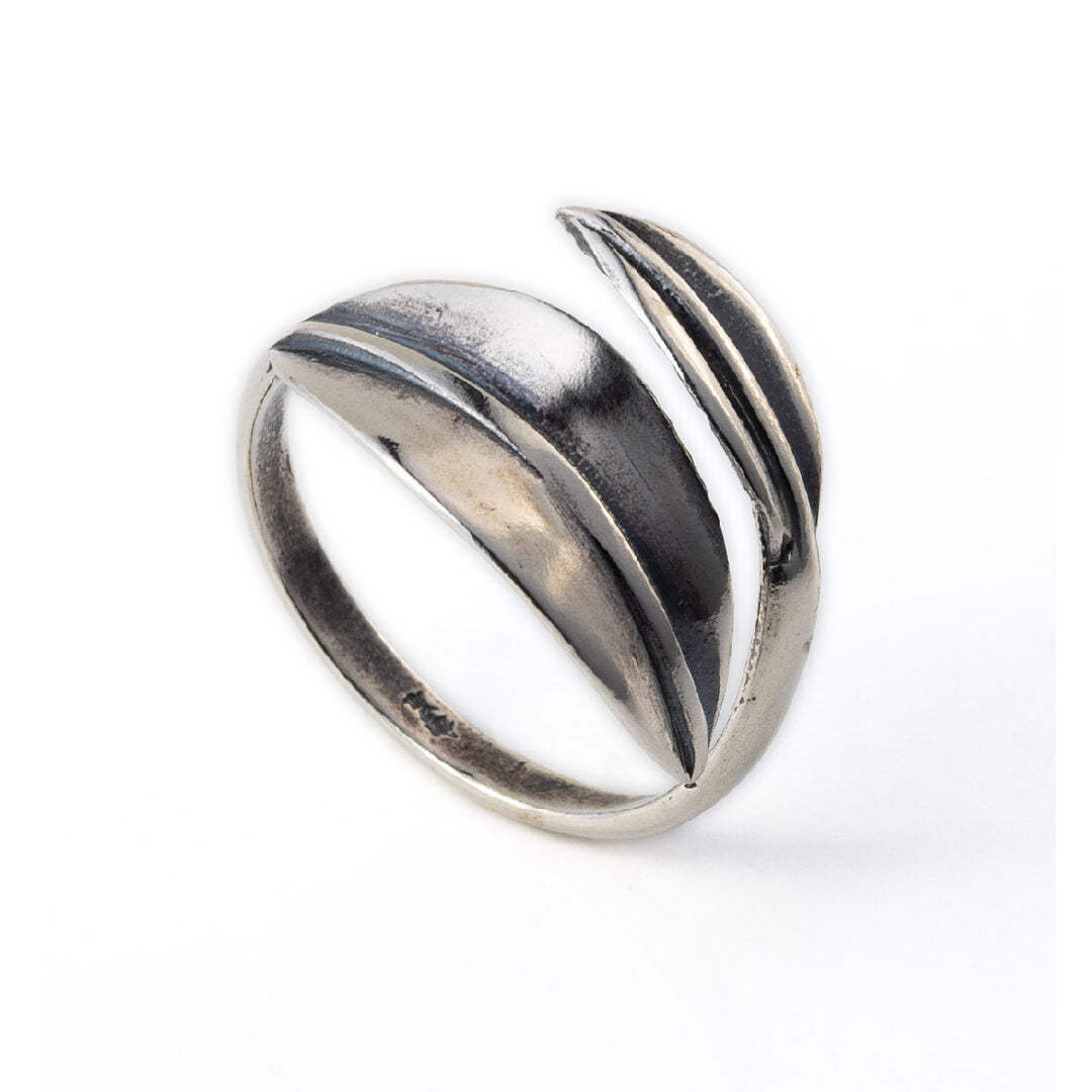 Olive Leaves Ring - Sterling Silver 925