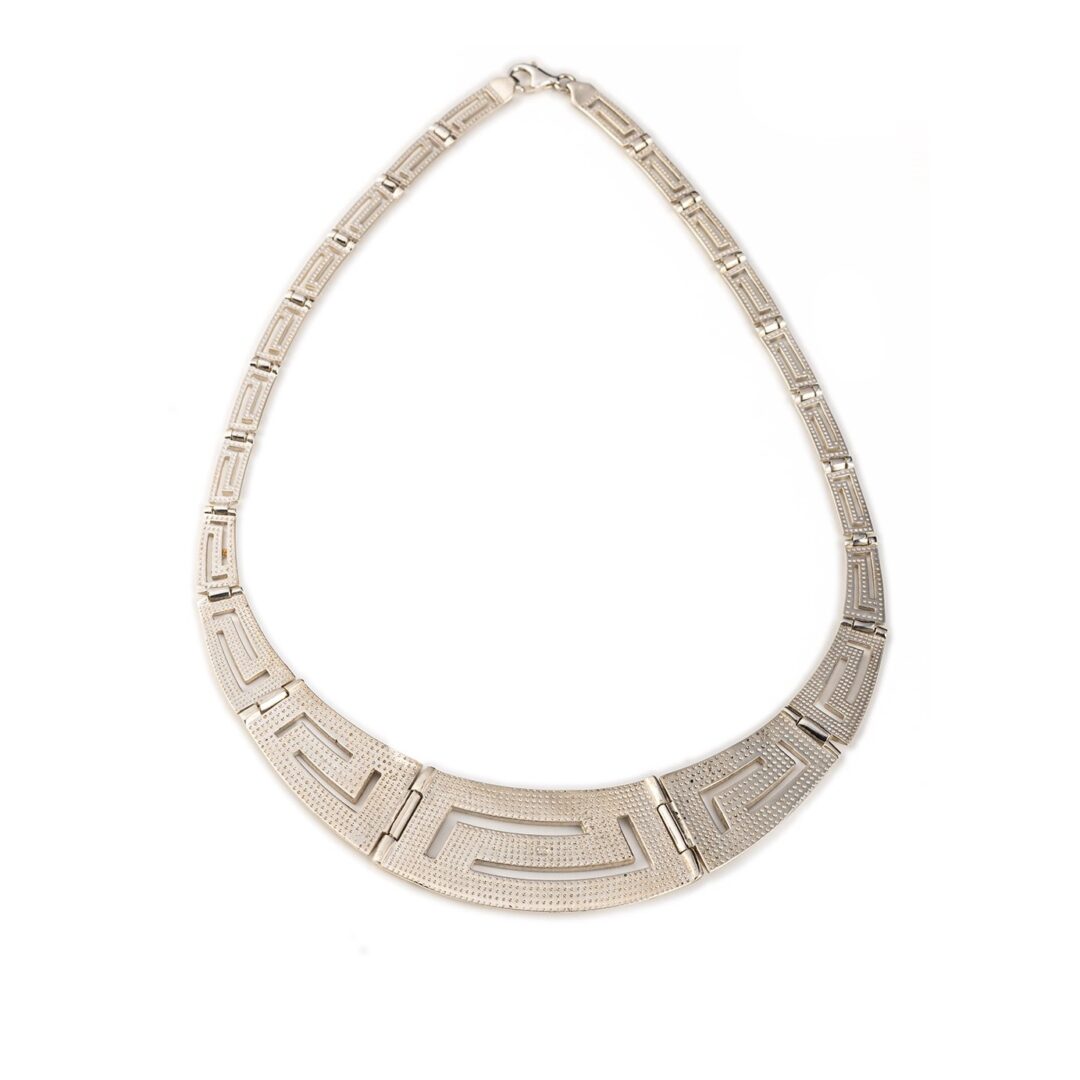 Greek Key Meander Necklace