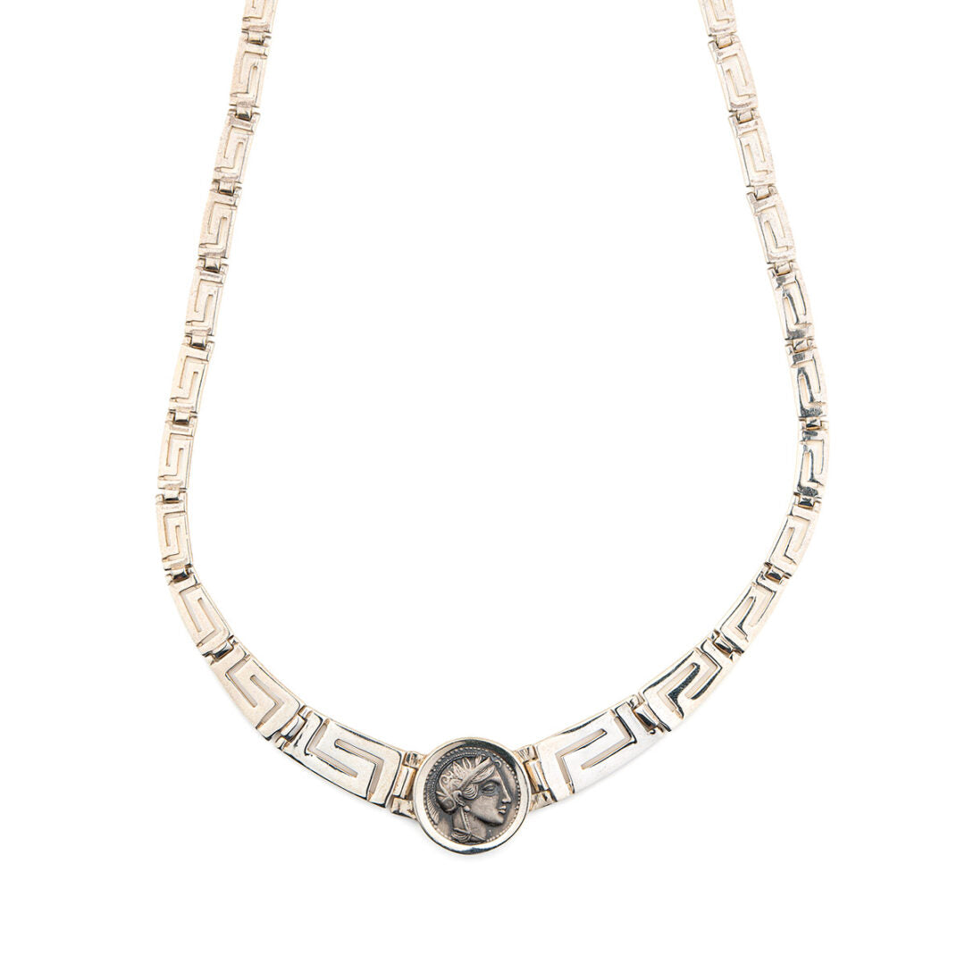 Athena and Owl Necklace – 925 Sterling Silver