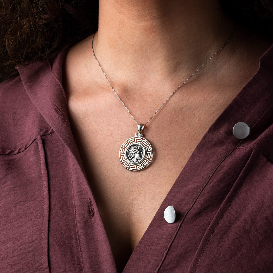Alexander the Great Coin Pendant - Sterling Silver